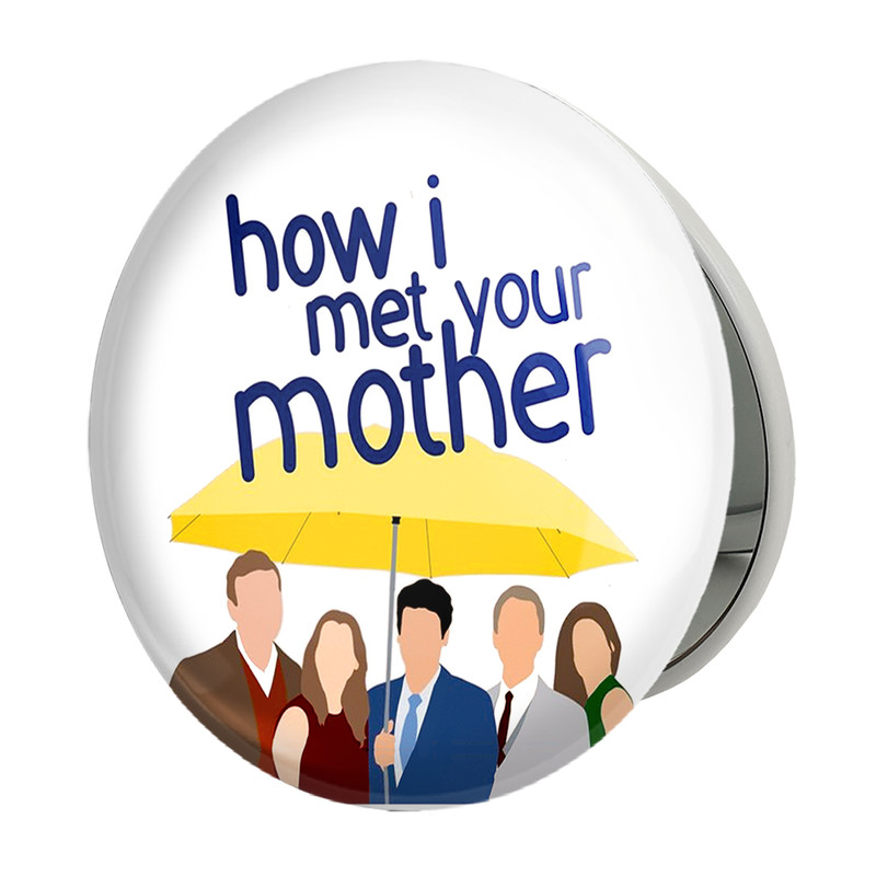 آینه جیبی خندالو طرح سریال آشنایی با مادر How I Met Your Mother مدل تاشو کد 13782 