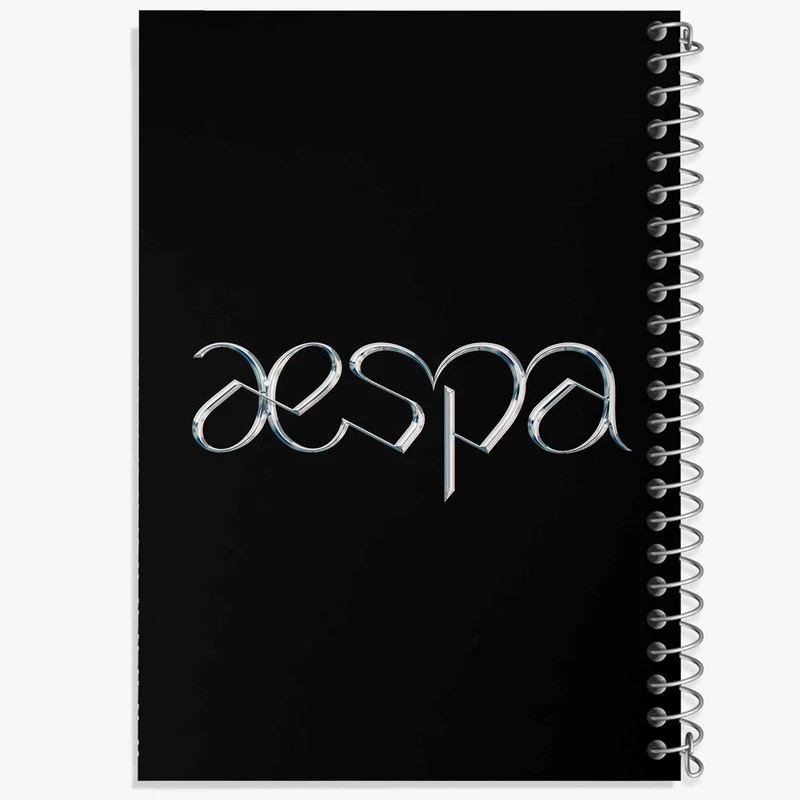 دفتر مشق 100 برگ خندالو طرح گروه آسپا Aespa کد 12461