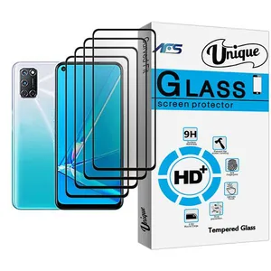 AFS Unique Glass MIX004 Screen Protector For Oppo A92 Pack Of 4