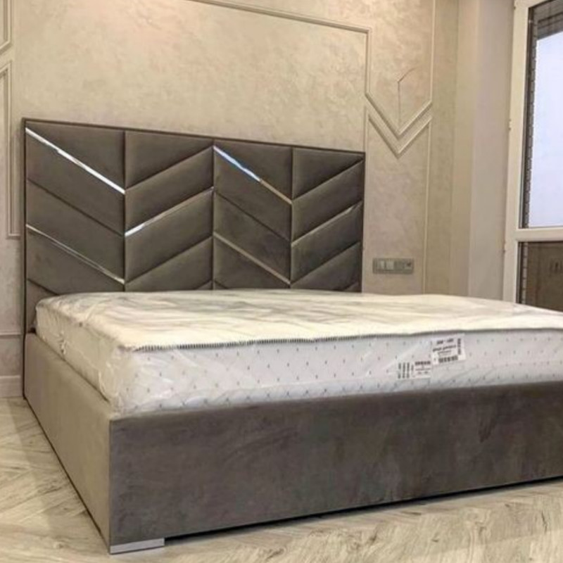 تخت خواب دونفره مدل تندیس سایز 180×200 سانتی متر تخت خواب دونفره مدل تندیس سایز 180×200 سانتی متر