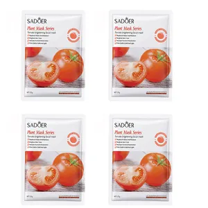 ماسک صورت سادور مدل گوجه وزن 25 گرم بسته 4 عددی