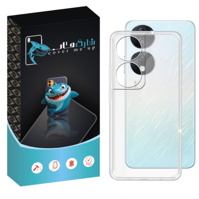کاور شارک قاب مدل Crystal مناسب برای گوشی موبایل آنر X7B