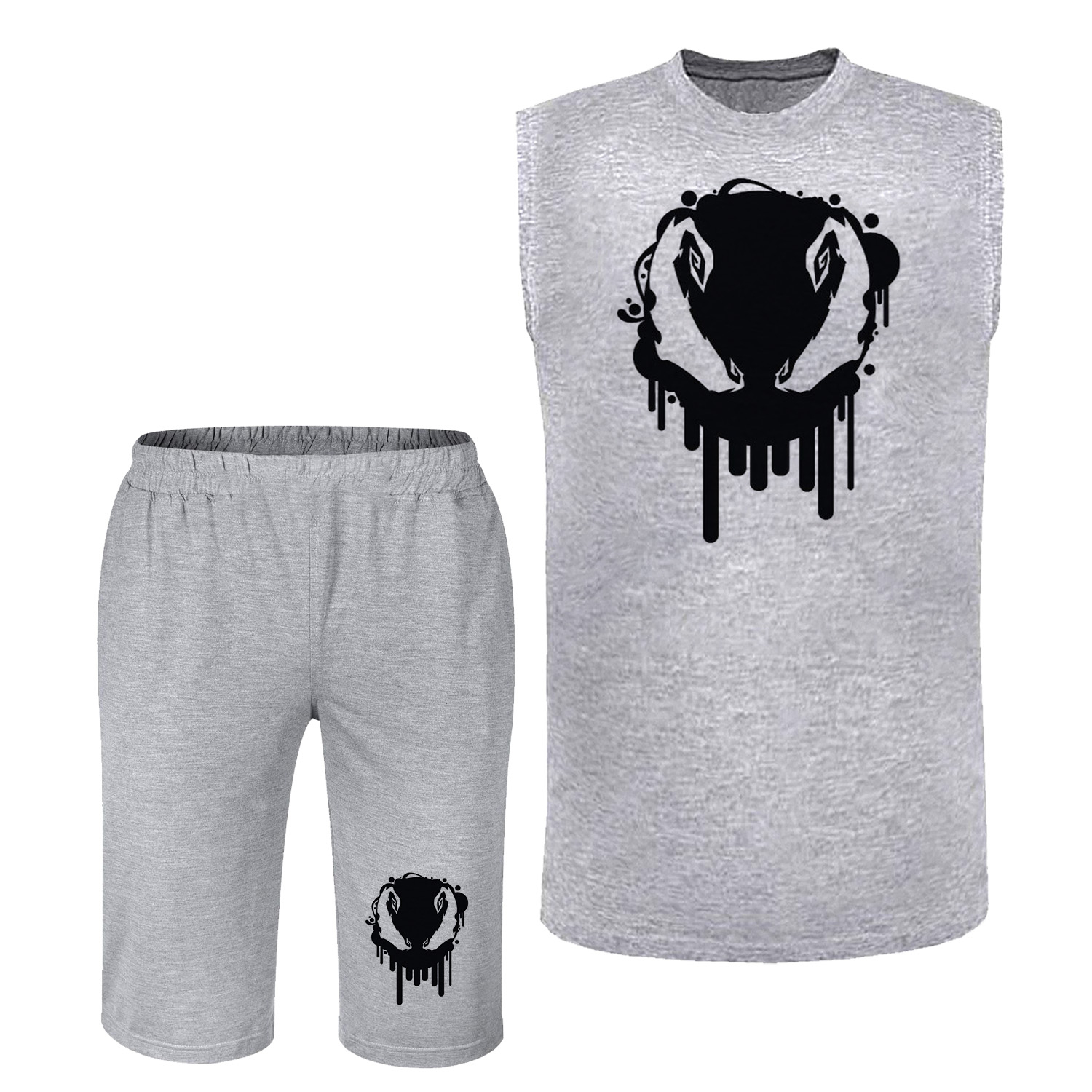 ست تاپ و شلوارک مردانه مدل قهرمانان کد BA99  s