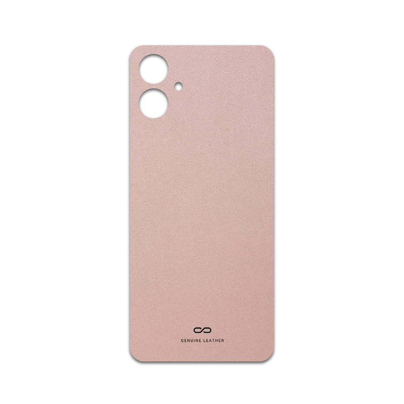 برچسب پوششی ماهوت مدل Rose-Gold-Leather مناسب برای گوشی موبایل سامسونگ Galaxy A06