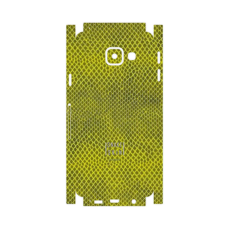 برچسب پوششی ماهوت مدل Yellow Snake Skin-FullSkin مناسب برای گوشی موبایل سامسونگ Galaxy A3 2016