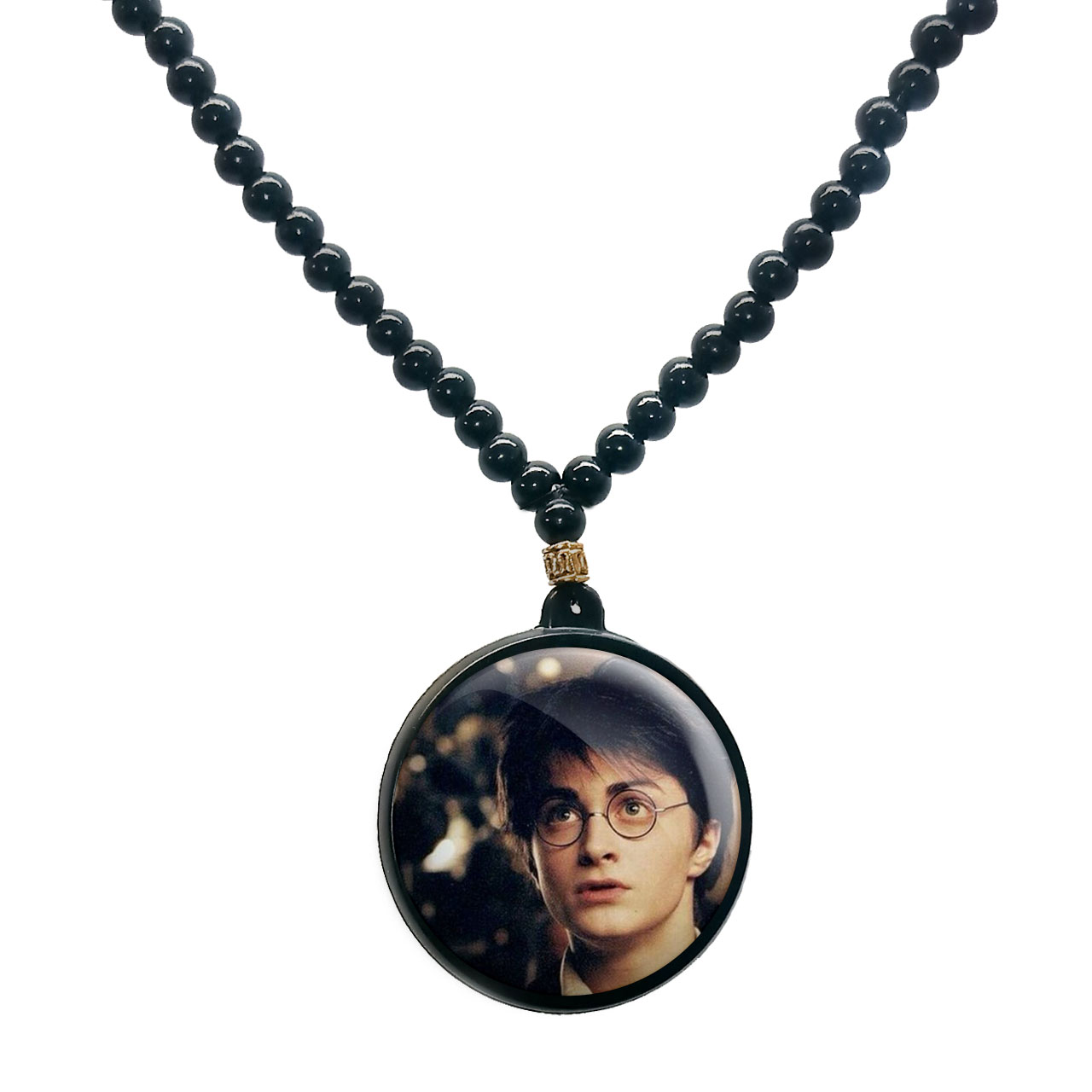 گردنبند پرمانه طرح Harry Potter کد pmd.24007 مدل دو طرفه