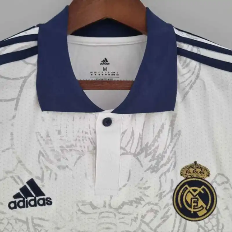 ست پولوشرت آستین کوتاه و شلوارک ورزشی مردانه مدل رئال مادرید دراگون