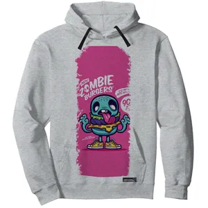 هودی زنانه 27 مدل  Zombie Burgers کد MH1137