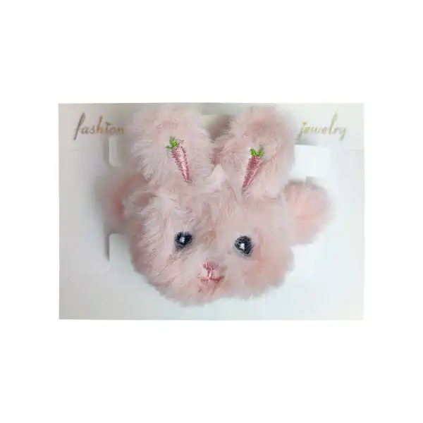 کش مو زنانه مدل فانتزی پشمالو طرح خرگوش کد 4037