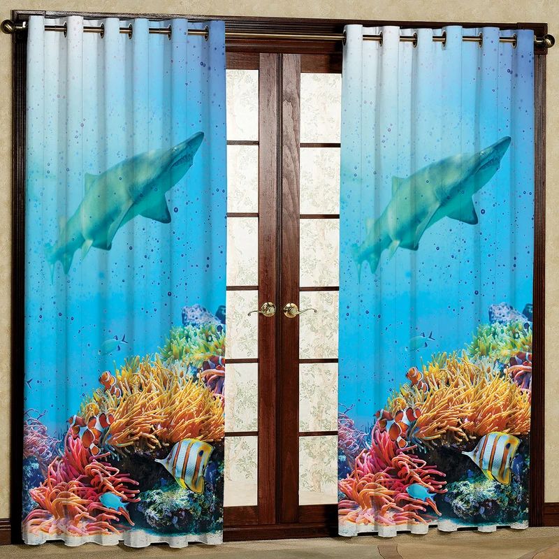  پرده مدل کوسه  مخمل پانچی کد 233 R  سایز 140x280 سانتی متر