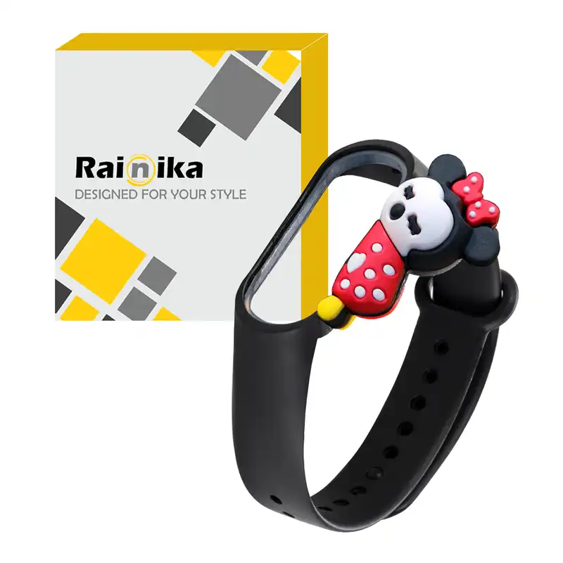 بند رینیکا مدل Minnie Mouse 66 مناسب برای مچ بند هوشمند شیائومی Mi Band 6