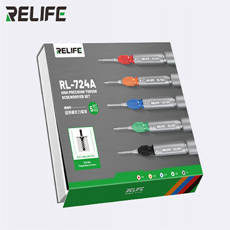 ست پیچ گوشتی ریلایف مدل  RL-724A بسته 5 عددی