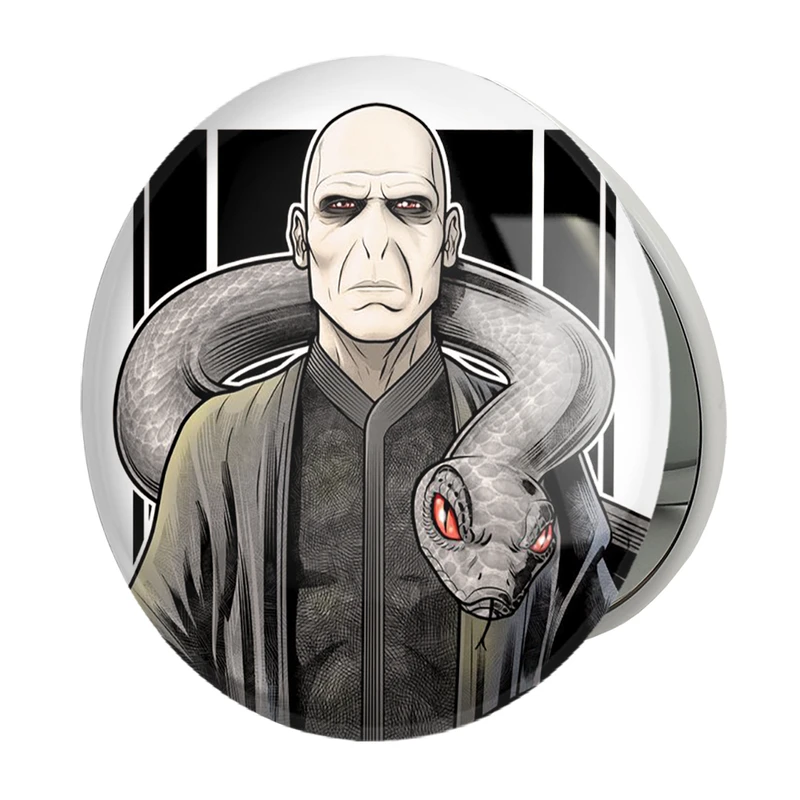 آینه جیبی خندالو طرح ولدمورت هری پاتر مدل تاشو کد 5569 