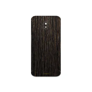 MAHOOT Dark-Gold-Stripes-Wood Cover Sticker for Samsung Galaxy J3 2017