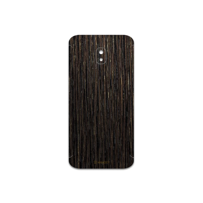 برچسب پوششی ماهوت مدل Dark-Gold-Stripes-Wood مناسب برای گوشی موبایل سامسونگ Galaxy J3 2017