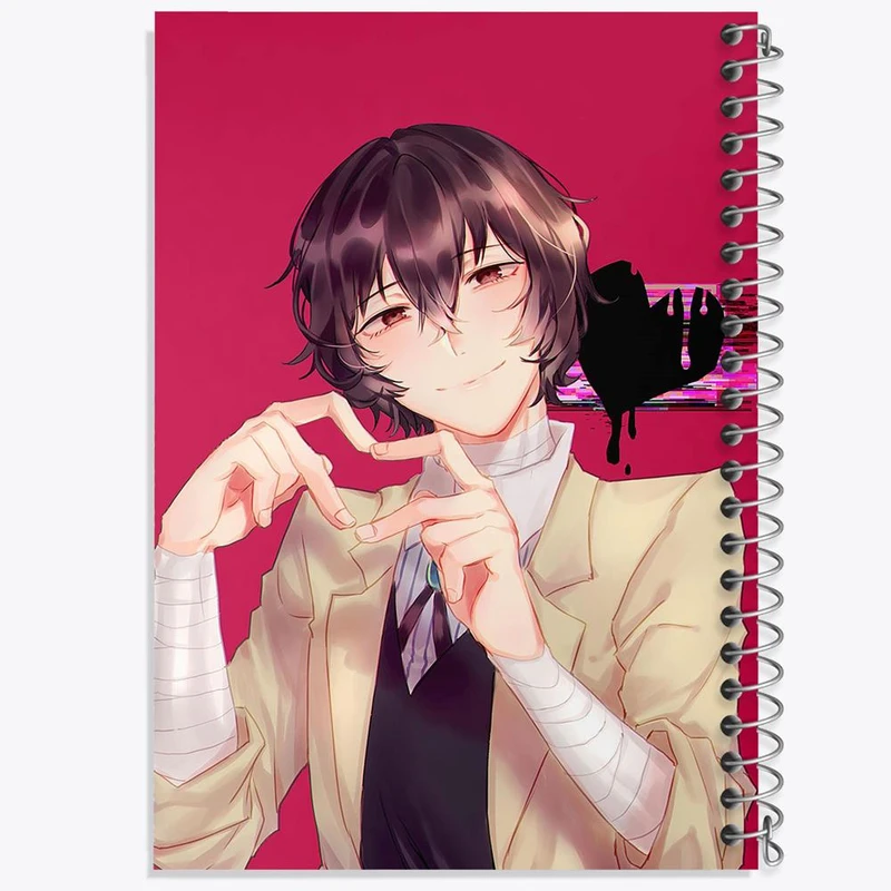 دفتر لیست خرید 50 برگ خندالو طرح دازای سان انیمه سگ های ولگرد بانگو کد 15644