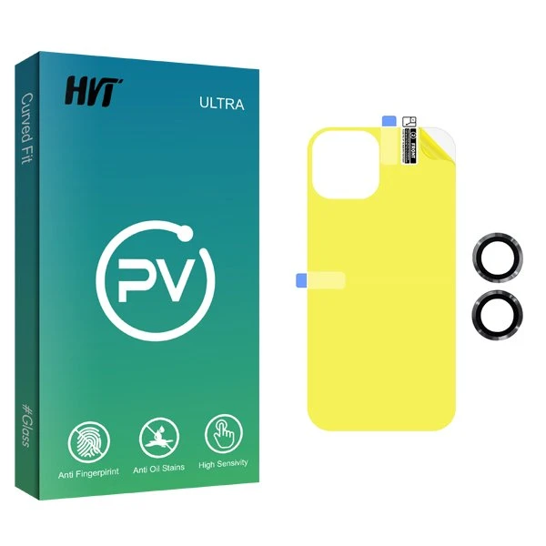محافظ پشت گوشی اچ وی تی مدل PV مناسب برای گوشی موبایل اپل iPhone 11 به همراه محافظ لنز گوشی