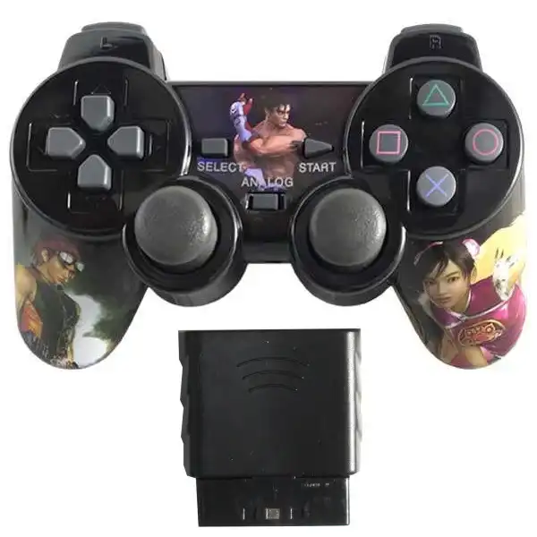 دسته بازی پلی استیشن 1و2 مدل Wireless 2.4 GHZ Tek