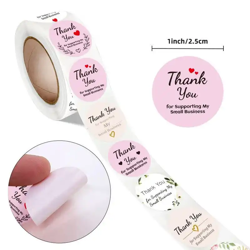 برچسب طرح تشکر از مشتری مدل WR