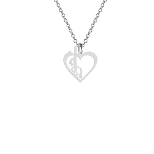 گردنبند نقره زنانه هایکا مدل عشق کد n.ha2-616