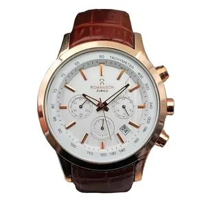 ساعت مچی عقربه‌ای مردانه رومانسون مدل سه موتور فعال کرنوگراف کد 104