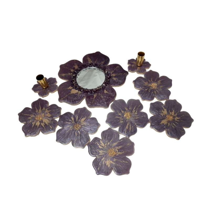 مجموعه هفت سین 9پارچه طرح گل