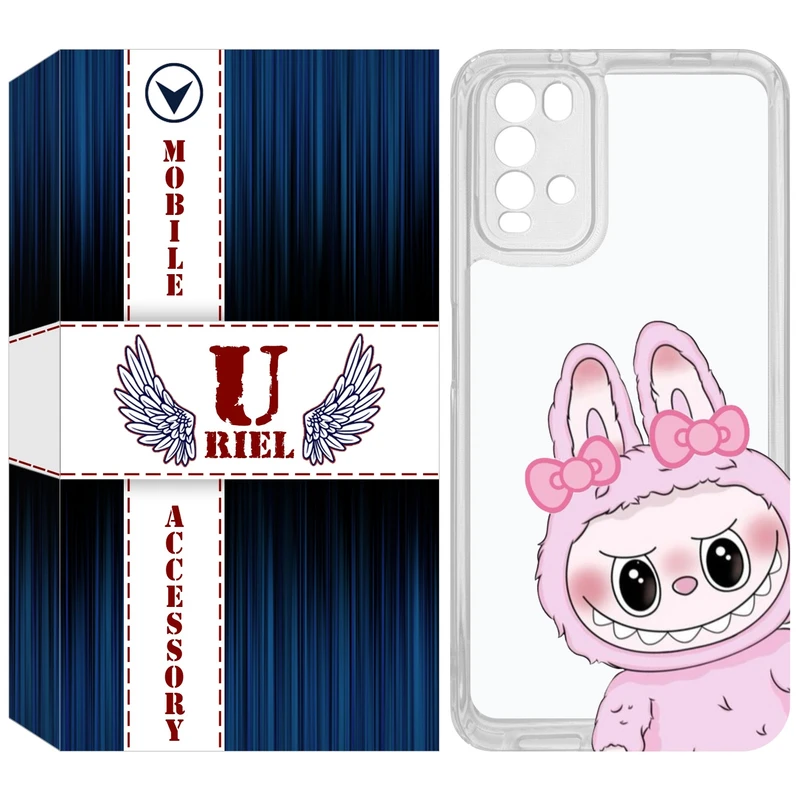 کاور یوریل مدل Clear کد 118 طرح لبوبو مناسب برای گوشی موبایل شیائومی Redmi 9T / Poco M3