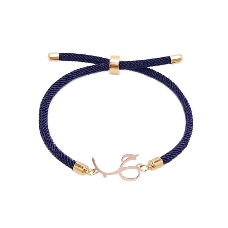 دستبند طلا 18 عیار دخترانه وی وی گلد گالری مدل حب 403F