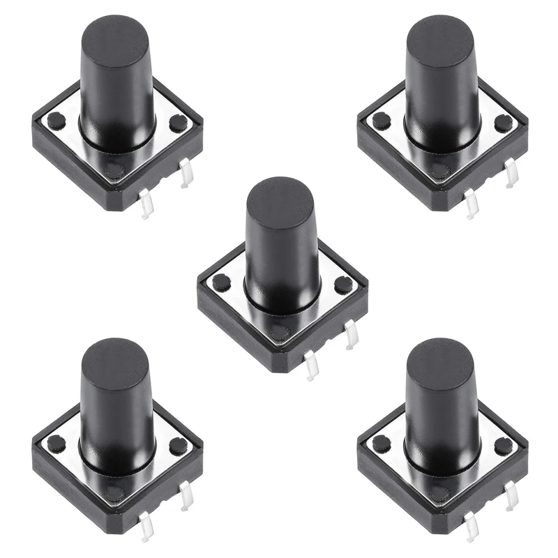 میکرو سوئیچ مدل Vertical-12×12×15-4P بسته 5 عددی