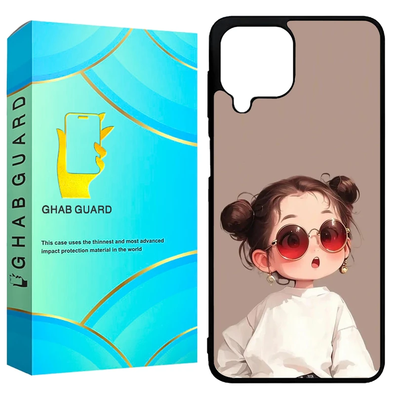 کاور قاب گارد طرح دختر مدل GCHPA224 مناسب برای گوشی موبایل سامسونگ Galaxy A22 4G / M22 4G / M32 4G