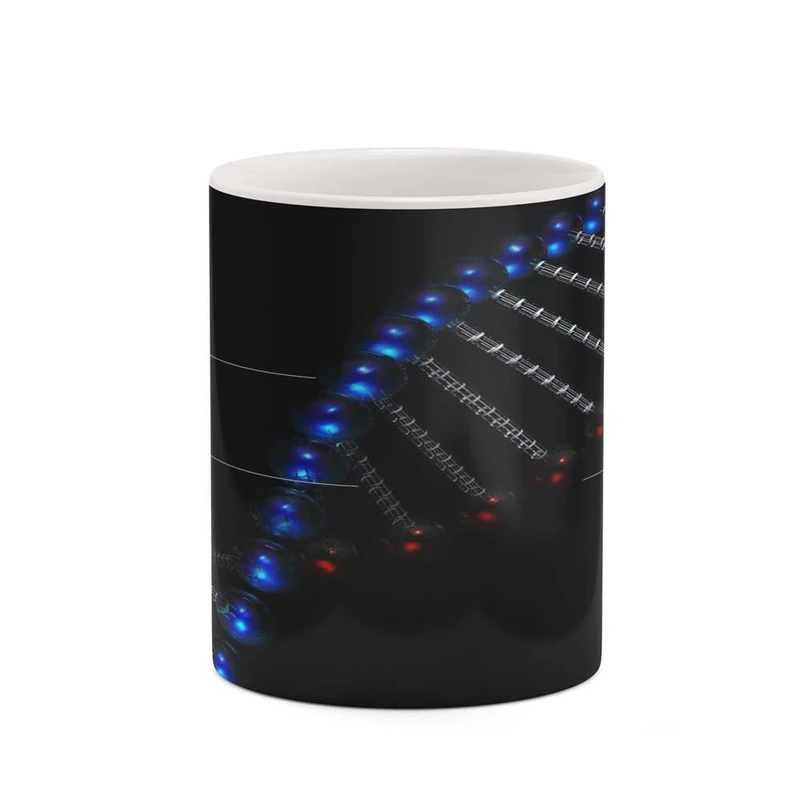 ماگ کاکتی مدل زمینه مشکی فانتزی کد mgh19496