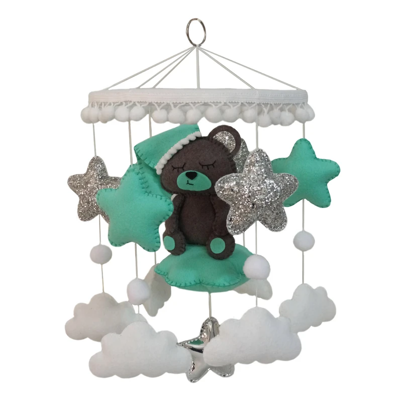 آویز تخت کودک مدل خرس