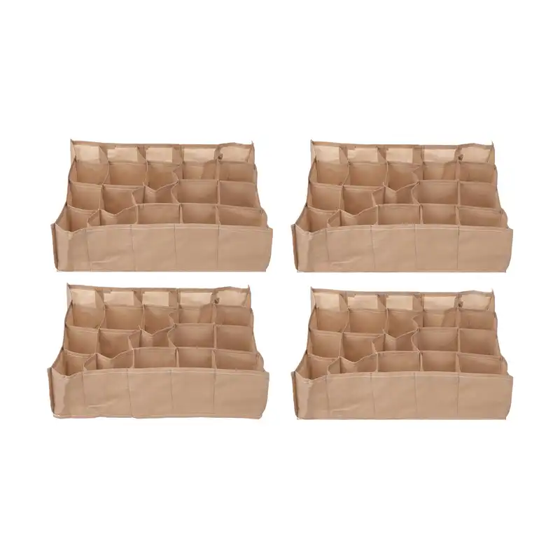 نظم دهنده جوراب و لباس زیر مدل 7luxe77 بسته 4 عددی