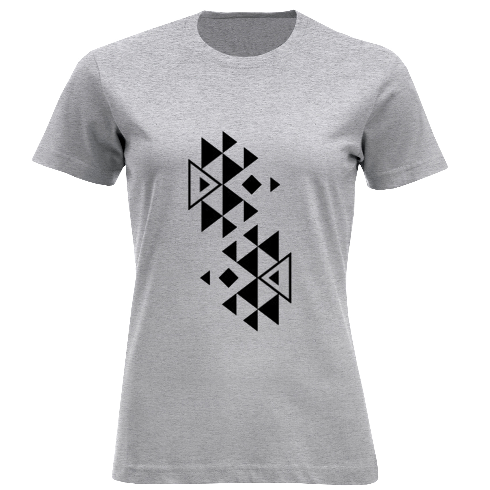 تی شرت آستین کوتاه زنانه مدل مثلث D833