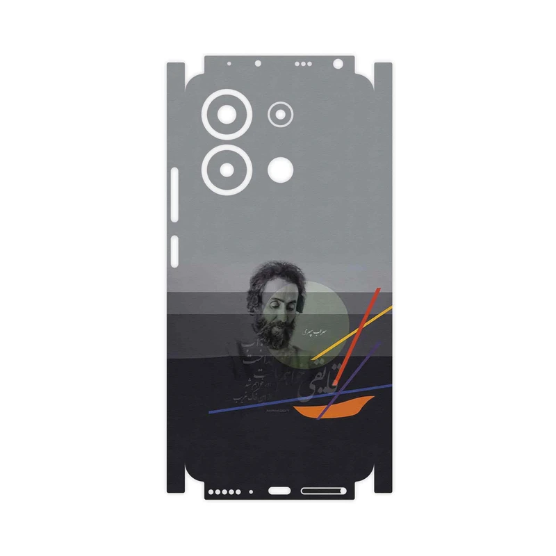 برچسب پوششی ماهوت مدل Sohrab Sepehri-FullSkin مناسب برای گوشی موبایل شیائومی Redmi Note 13 4G