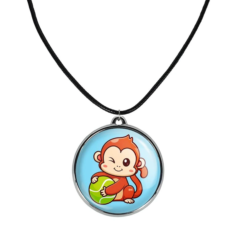 گردنبند خندالو مدل حیوانات بامزه میمون کد 2973029731