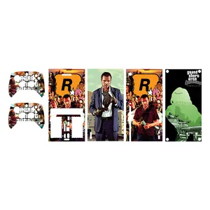 برچسب کنسول بازی Xbox series x طرحGTA 03 مجموعه 5 عددی