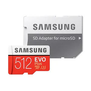 کارت حافظه microSDXC سامسونگ مدل Evo Plus کلاس 10 استاندارد UHS-I U3 سرعت 100MBps ظرفیت 512 گیگابایت به همراه آداپتور SD