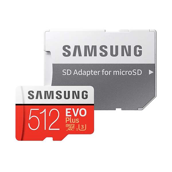 کارت حافظه microSDXC سامسونگ مدل Evo Plus کلاس 10 استاندارد UHS-I U3 سرعت 100MBps ظرفیت 512 گیگابایت به همراه آداپتور SD کارت حافظه microSDXC سامسونگ مدل Evo Plus کلاس 10 استاندارد UHS-I U3 سرعت 100MBps ظرفیت 512 گیگابایت به همراه آداپتور SD