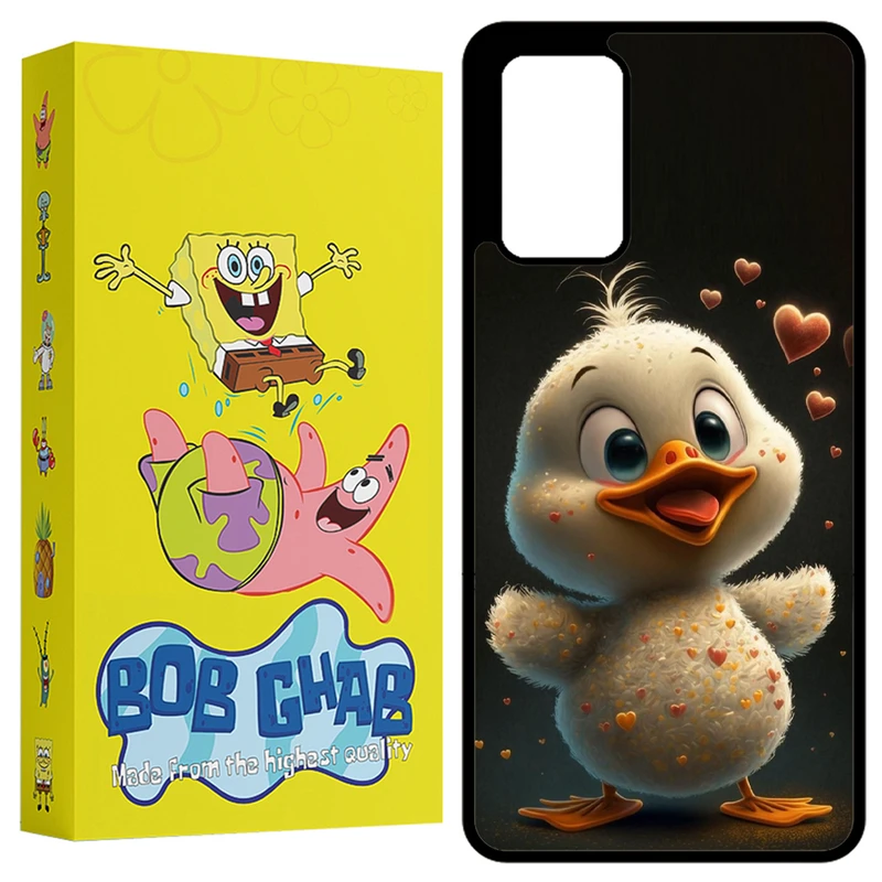 کاور باب قاب طرح جوجه اردک مدل BCPA72 مناسب برای گوشی موبایل سامسونگ Galaxy A72 4G