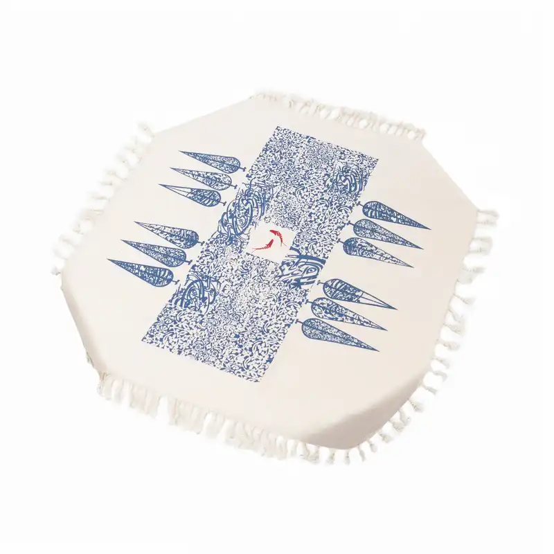 رومیزی گدار مدل باغ کاشی