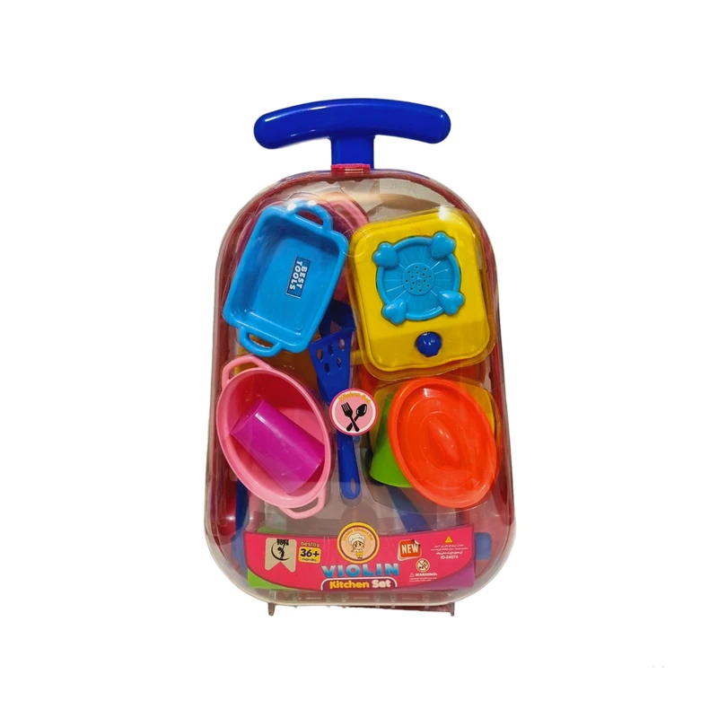 ست اسباب بازی آشپزخانه مدل چمدانی 