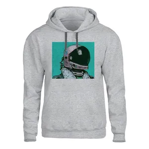 هودی مردانه مدل فضانورد کد SH52 رنگ طوسی