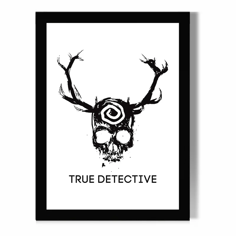 تابلو مدل دیواری طرح سریال کاراگاهان حقیقی True Detective  کد FD245
