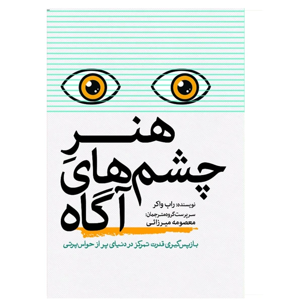 کتاب هنر چشم های آگاه اثر راب واکر ترجمه معصومه میرزایی انتشارات سبزان