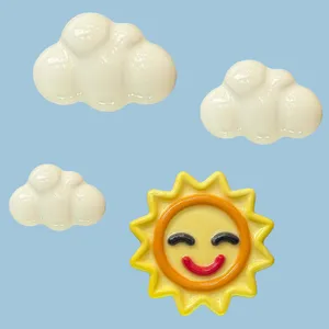 مگنت ژیار استودیو طرح خورشید و ابر مجموعه 4 عددی