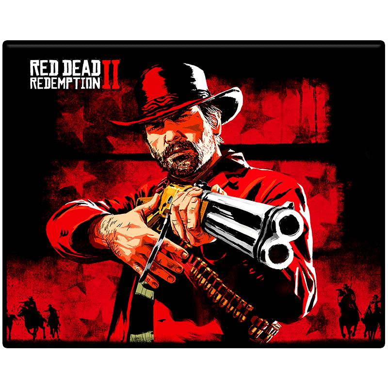 ماوس پد مخصوص بازی طرح red dead 2 مدل PH-13129