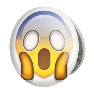 آینه جیبی خندالو طرح ایموجی Emoji مدل تاشو کد 5386 