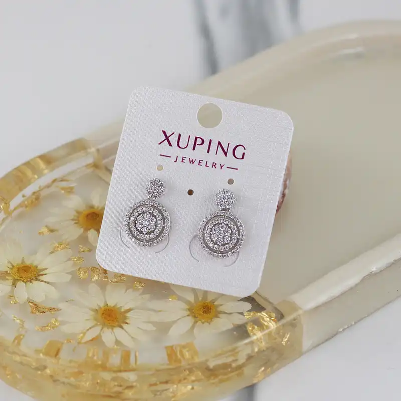 گوشواره زنانه ژوپینگ مدل گل کد CC455