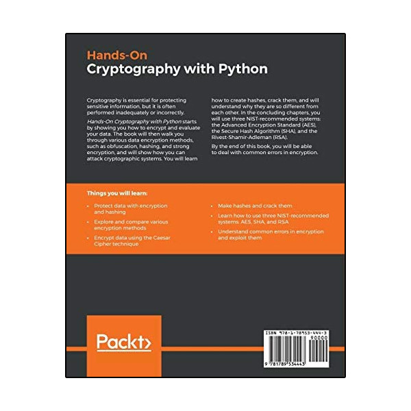 قیمت و خرید کتاب Hands-On Cryptography with Python اثر Samuel Bowne ...